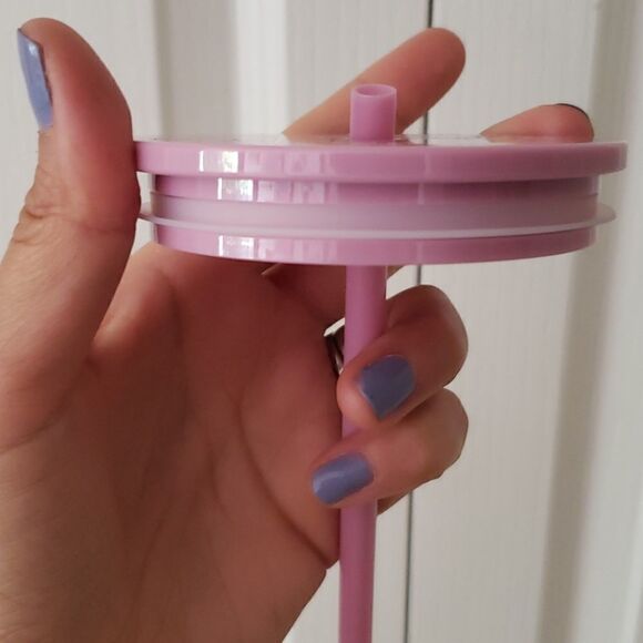 𝅺starbucks Summer21 18oz Glass Pink Cheetah Print - Picture 3 of 4